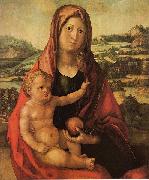 Maria mit Kind vor einer Landschaft, Albrecht Durer